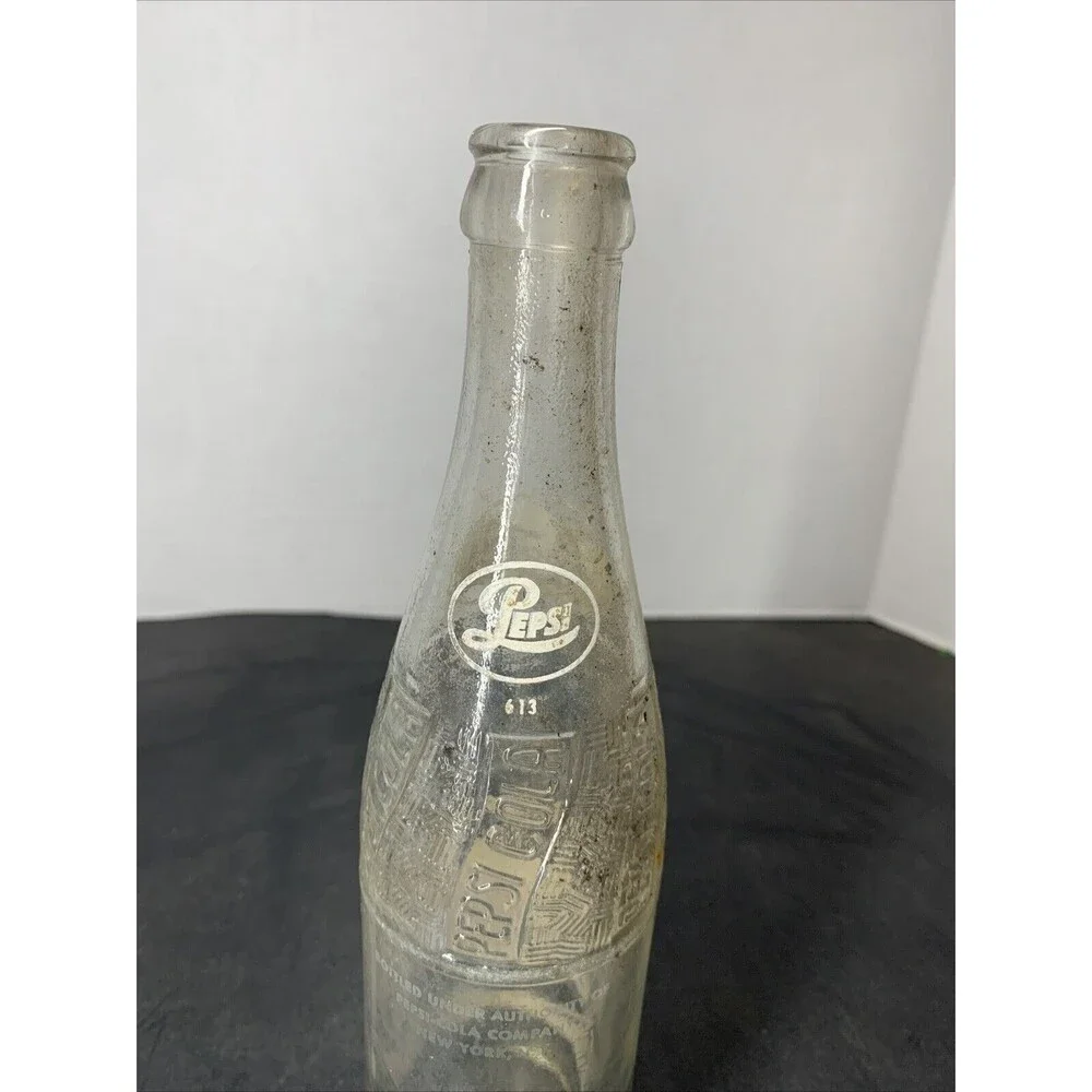 Vintage New York NY Pepsi Cola ACL Soda Bottle 10oz